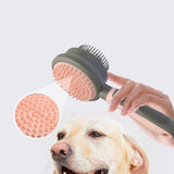 Pet Hair Removal Comb, Self Cleaning Slicker, Hair Removal Double-sided Massage, Cat Brush