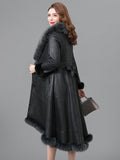 Real Fur One Woman Thickened Coat