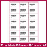 FBA Barcode Paper, Serial Number Amazon's Usage Blank Label Sticker Sheets