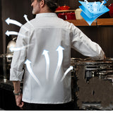 Chef Workwear, Long Sleeve Men's Baking Top or Shirt