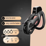 JEUSN Sleepy Dragon Chastity Device, Male Chastity Short CB Lock