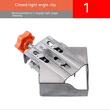 Stainless Steel Woodworking Right Angle Clip, Photo Frame and Picture Frame Quick Fixing 90-degree Clamp