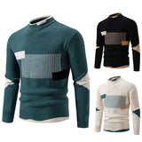 Men's Fashion Trend, Multicolor Woven Cotton Velvet Sweater
