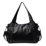 European and American Retro Solid Color, Simple Texture Handbag