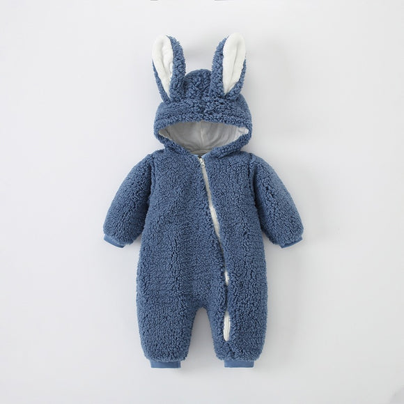 Fashion Baby Warm, Bunny Ear Jumpsuit