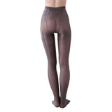 Women's Fashion, Solid Color Oily Pantyhose