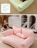 Four Seasons Universal Removable and Washable, Kennel Waterproof Breathable Ice Silk Pet Sofa