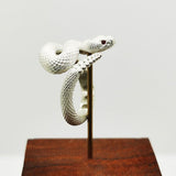 925 Sterling Silver Plated Rattlesnake, Trendy Special-interest Design Retro INS Niche Classic Ring