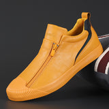 Double Zipper, Casual Men's Board Shoes