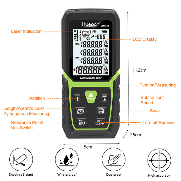 Measuring Distance Instrument, Charging Electronic Ruler Room