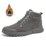 Ankle Boots, Men's Winter Warm Plush Shoes