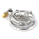 Stainless Steel Chastity Device for Men