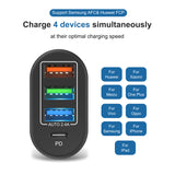 3.1A Multi-port 3 USB PD Type-C Mobile Phone Charger