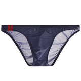 Men's Ice Silk, Transparent Thin, Low Waist Briefs (Pack of 2)