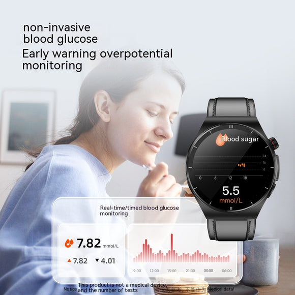 Blood Lipid, BP, Blood Sugar or Glucose, ECG, Call, Sports Non Invasive Smart Watch