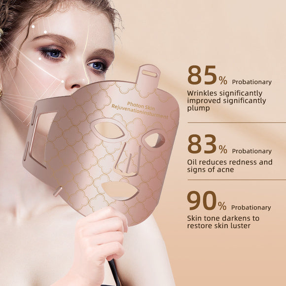 Silicone LED Mask Instrument, Large Row of Lights, IPL Device for Household