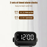 Three-in-one Atmosphere Light Digital Alarm Clock Speaker