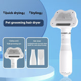 Two-in-one Electric Hot Air, One-click Hair Removal, Pets' Hair Dryer