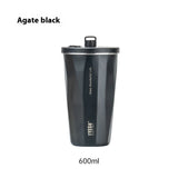 Stainless Steel Coffee Cup, Ice Heater, Insulation Car Cup with Straw