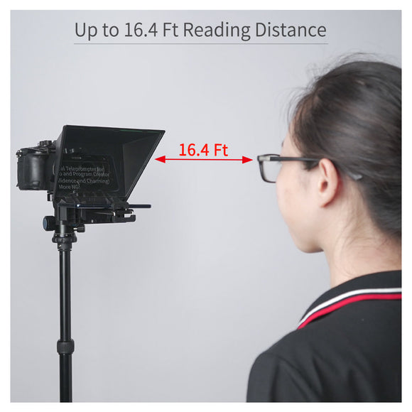 Teleprompter DSLR Camera Phone, Multifunctional Selfie Tripod