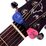 Guitar Plectrum Sets, Silicone Guitar Headpiece Plectrum Holder