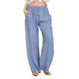 Women's Fashion, Loose Cotton Linen Casual Pants