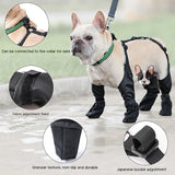 Waterproof Dog Shoes, Adjustable Dog Boots, Pet Breathable Shoes for Outdoor Walking, Soft French Pets Paws Protector