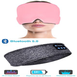 Wireless Bluetooth Sleeping Headband, Thin Soft Elastic Music Earphones, Eye Masks for Side Sleepers or Sporties