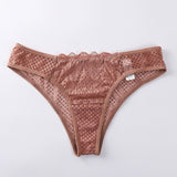 Lace Women's Transparent Cutout Panties (Pack of 2)