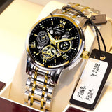 Fashion Jewelry Hollow Men's Watch, Waterproof Luminous Calendar