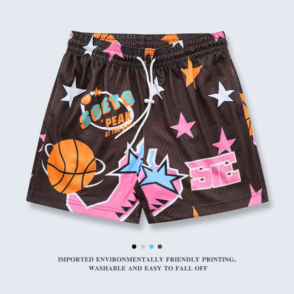 American Basketball Loose-fitting Lightweight Thin Shorts