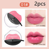 Lazy Lips Pearlescent Glitter Lipstick, Fade-proof, Warm, and Moisturizing Lipstick