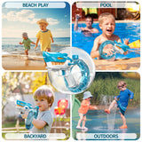 New Shark Electric Water Gun, Fully Automatic Continuous Fire, Large Capacity Beach Summer Children's Playing Toys