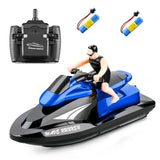 2.4G Remote Control Motorboat Water Speedboat Yacht Airship, Electric Children's RC Boat Toy