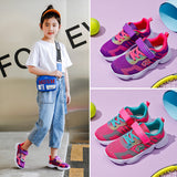 Summer Children's Casual Sports Shoes, Flying Woven Girls' EVA Soles for Kids