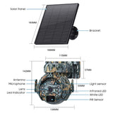 Outdoor Camouflage Animal Detection, Solar Camera for Farms