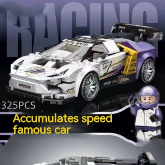 Car Building Blocks, Model Racing Sports Car