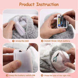 Breathing Rabbit Soothing Sensory Plush Toy that Relieves Anxiety, Breather for Newborns, Bunny Comforter to Conciliate Babies