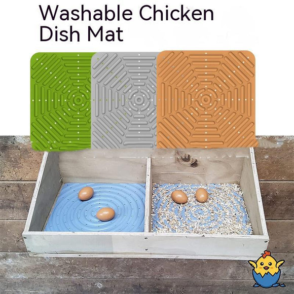 Clean Fitting Coop for Laying Eggs, Silicone Chicken Nest Pad