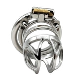 Men's Stainless Steel, Anti-release Ring, Chastity Lock, Catheter Device