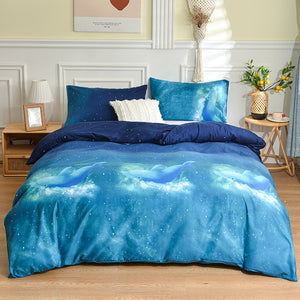 Brushed Single Duvet Cover Student Dormitory Quilt Cover Bedding