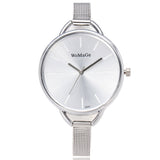 Women's Mesh Strap Watch with a Large Dial