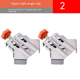 Stainless Steel Woodworking Right Angle Clip, Photo Frame and Picture Frame Quick Fixing 90-degree Clamp