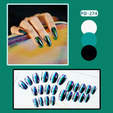 European and American Color Changing Mirror Fake Nails