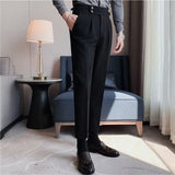 British Style Business Formal Wear Suit Pants for Men