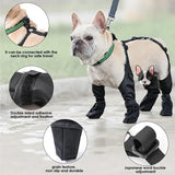 Waterproof Dog Shoes, Adjustable Dog Boots, Pet Breathable Shoes for Outdoor Walking, Soft French Pets Paws Protector