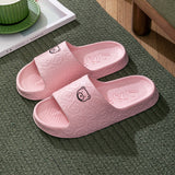 Cute Bear Slippers, Indoor Non-slip Thick Soles, Bedroom Bathroom Floor Slippers for Women and Men