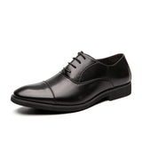 British Style Three-joint Men's Pointed Toe Shoes