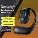 Business Wireless Headset, Ear-mounted Non In-ear Smart Digital Display