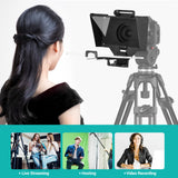 Teleprompter Mobile Phone Tablet Camera, Large Screen Device